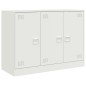 vidaXL Sideboard Weiß 99x39x73 cm Stahl vidaXL Sideboard Weiß 99x39x73 cm Stahl