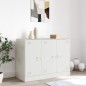 vidaXL Sideboard Weiß 99x39x73 cm Stahl vidaXL Sideboard Weiß 99x39x73 cm Stahl