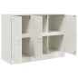 vidaXL Sideboard Weiß 99x39x73 cm Stahl vidaXL Sideboard Weiß 99x39x73 cm Stahl