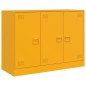 vidaXL Sideboard Senfgelb 99x39x73 cm Stahl vidaXL Sideboard Senfgelb 99x39x73 cm Stahl