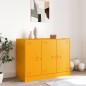 vidaXL Sideboard Senfgelb 99x39x73 cm Stahl vidaXL Sideboard Senfgelb 99x39x73 cm Stahl