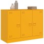 vidaXL Sideboard Senfgelb 99x39x73 cm Stahl vidaXL Sideboard Senfgelb 99x39x73 cm Stahl
