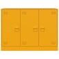 vidaXL Sideboard Senfgelb 99x39x73 cm Stahl vidaXL Sideboard Senfgelb 99x39x73 cm Stahl