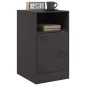 vidaXL Nachttische 2 Stk. Schwarz 34,5x39x62 cm Stahl vidaXL Nachttische 2 Stk. Schwarz 34,5x39x62 cm Stahl