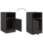vidaXL Nachttische 2 Stk. Schwarz 34,5x39x62 cm Stahl vidaXL Nachttische 2 Stk. Schwarz 34,5x39x62 cm Stahl