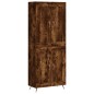 Highboard Räuchereiche 69,5x34x180 cm Holzwerkstoff Highboard Räuchereiche 69,5x34x180 cm Holzwerkstoff