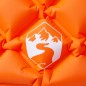 vidaXL Aufblasbare Isomatte mit Kissen Orange vidaXL Aufblasbare Isomatte mit Kissen Orange