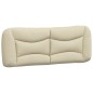 vidaXL Bett mit Matratze Creme 180x200 cm Stoff vidaXL Bett mit Matratze Creme 180x200 cm Stoff