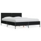 vidaXL Bettgestell Schwarz 140x200 cm Holzwerkstoff und Metall vidaXL Bettgestell Schwarz 140x200 cm Holzwerkstoff und Metall
