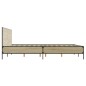 vidaXL Bettgestell Sonoma-Eiche 150x200 cm Holzwerkstoff und Metall vidaXL Bettgestell Sonoma-Eiche 150x200 cm Holzwerkstoff und Metall