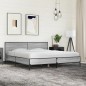 vidaXL Bettgestell Grau Sonoma 200x200 cm Holzwerkstoff und Metall vidaXL Bettgestell Grau Sonoma 200x200 cm Holzwerkstoff und Metall