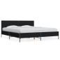 vidaXL Bettgestell Schwarz 200x200 cm Holzwerkstoff und Metall vidaXL Bettgestell Schwarz 200x200 cm Holzwerkstoff und Metall