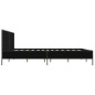 vidaXL Bettgestell Schwarz 200x200 cm Holzwerkstoff und Metall vidaXL Bettgestell Schwarz 200x200 cm Holzwerkstoff und Metall