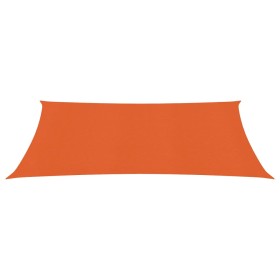 vidaXL Sonnensegel 160 g/m² Rechteckig Orange 3x5 m HDPE