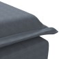 vidaXL Massage-Chaiselongue mit Nackenrolle Dunkelgrau Samt vidaXL Massage-Chaiselongue mit Nackenrolle Dunkelgrau Samt