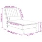 vidaXL Massage-Chaiselongue mit Nackenrolle Dunkelgrau Samt vidaXL Massage-Chaiselongue mit Nackenrolle Dunkelgrau Samt