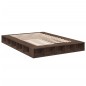 vidaXL Bettgestell Braun Eichen-Optik 140x200 cm Holzwerkstoff vidaXL Bettgestell Braun Eichen-Optik 140x200 cm Holzwerkstoff
