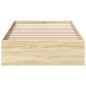 vidaXL Bettgestell mit Schubladen Sonoma-Eiche 90x200cm Holzwerkstoff vidaXL Bettgestell mit Schubladen Sonoma-Eiche 90x200cm Holzwerkstoff