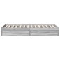 vidaXL Bettgestell mit Schubladen Grau Sonoma 75x190 cm Holzwerkstoff vidaXL Bettgestell mit Schubladen Grau Sonoma 75x190 cm Holzwerkstoff