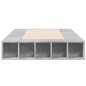 vidaXL Bettgestell Betongrau 90x190 cm Holzwerkstoff vidaXL Bettgestell Betongrau 90x190 cm Holzwerkstoff