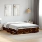 vidaXL Bettgestell mit Schubladen Räuchereiche 140x200cm Holzwerkstoff vidaXL Bettgestell mit Schubladen Räuchereiche 140x200cm Holzwerkstoff