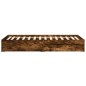 vidaXL Bettgestell mit Schubladen Räuchereiche 90x200cm Holzwerkstoff vidaXL Bettgestell mit Schubladen Räuchereiche 90x200cm Holzwerkstoff