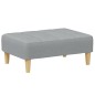 vidaXL Fußhocker Hellgrau 77x55x31 cm Stoff vidaXL Fußhocker Hellgrau 77x55x31 cm Stoff
