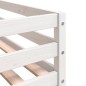 vidaXL Etagenbett mit Vorhängen Weiß & Schwarz 80x200 cm Kiefernholz vidaXL Etagenbett mit Vorhängen Weiß & Schwarz 80x200 cm Kiefernholz