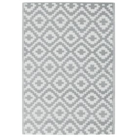 vidaXL Outdoor-Teppich Grau 140x200 cm PP