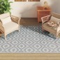 vidaXL Outdoor-Teppich Grau 140x200 cm PP vidaXL Outdoor-Teppich Grau 140x200 cm PP