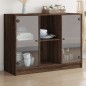 vidaXL Sideboard Braun Eichen-Optik 102x37x75,5 cm Holzwerkstoff vidaXL Sideboard Braun Eichen-Optik 102x37x75,5 cm Holzwerkstoff