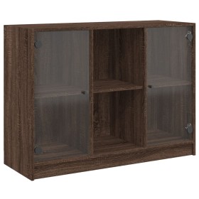 vidaXL Sideboard Braun Eichen-Optik 102x37x75,5 cm Holzwerkstoff