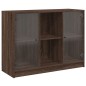 vidaXL Sideboard Braun Eichen-Optik 102x37x75,5 cm Holzwerkstoff vidaXL Sideboard Braun Eichen-Optik 102x37x75,5 cm Holzwerkstoff