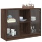 vidaXL Sideboard Braun Eichen-Optik 102x37x75,5 cm Holzwerkstoff vidaXL Sideboard Braun Eichen-Optik 102x37x75,5 cm Holzwerkstoff