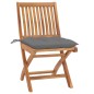 Klappbare Gartenstühle mit Kissen 8 Stk. Massivholz Teak Klappbare Gartenstühle mit Kissen 8 Stk. Massivholz Teak