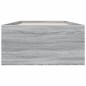 vidaXL Bettgestell Grau Sonoma 75x190 cm Holzwerkstoff vidaXL Bettgestell Grau Sonoma 75x190 cm Holzwerkstoff