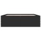 vidaXL Bettgestell Schwarz 160x200 cm Holzwerkstoff vidaXL Bettgestell Schwarz 160x200 cm Holzwerkstoff
