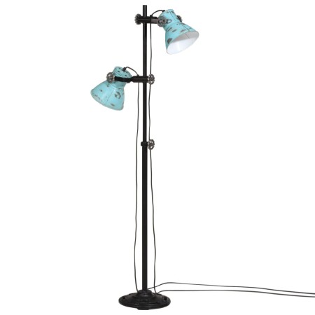 vidaXL Stehleuchte 25 W Blau 25x25x90/160 cm E27