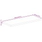 vidaXL Tischplatte 80x20x2,5 cm Rechteckig Massivholz Akazie vidaXL Tischplatte 80x20x2,5 cm Rechteckig Massivholz Akazie