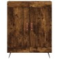 Highboard Räuchereiche 69,5x34x180 cm Holzwerkstoff Highboard Räuchereiche 69,5x34x180 cm Holzwerkstoff