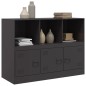 vidaXL Sideboard Schwarz 99x39x73 cm Stahl vidaXL Sideboard Schwarz 99x39x73 cm Stahl