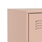 vidaXL Sideboard Rosa 67x39x83 cm Stahl vidaXL Sideboard Rosa 67x39x83 cm Stahl
