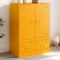 vidaXL Highboard Senfgelb 67x39x95 cm Stahl vidaXL Highboard Senfgelb 67x39x95 cm Stahl