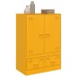 vidaXL Highboard Senfgelb 67x39x95 cm Stahl vidaXL Highboard Senfgelb 67x39x95 cm Stahl