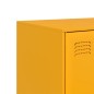 vidaXL Highboard Senfgelb 67x39x95 cm Stahl vidaXL Highboard Senfgelb 67x39x95 cm Stahl