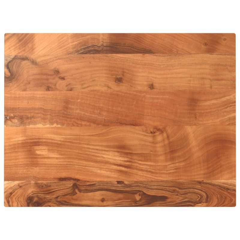 vidaXL Tischplatte 80x60x3,8 cm Rechteckig Massivholz Akazie vidaXL Tischplatte 80x60x3,8 cm Rechteckig Massivholz Akazie