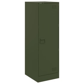 vidaXL Sideboard Olivgrün 34,5x39x107 cm Stahl