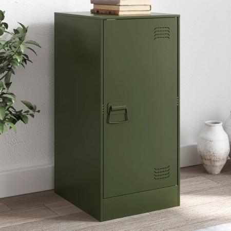 vidaXL Sideboard Olivgrün 34,5x39x73 cm Stahl