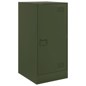 vidaXL Sideboard Olivgrün 34,5x39x73 cm Stahl