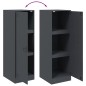 vidaXL Sideboard Anthrazit 34,5x39x107 cm Stahl vidaXL Sideboard Anthrazit 34,5x39x107 cm Stahl